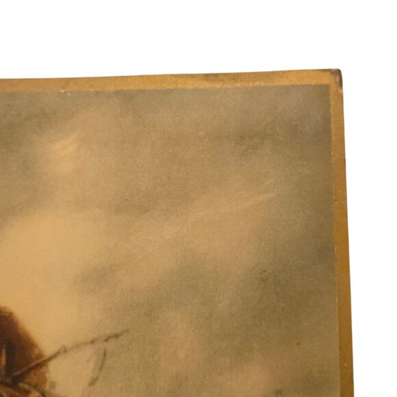 Antique Dutch Windmill Lithograph Print Nutrena Mills Advertising Promo - Picture 4 of 16